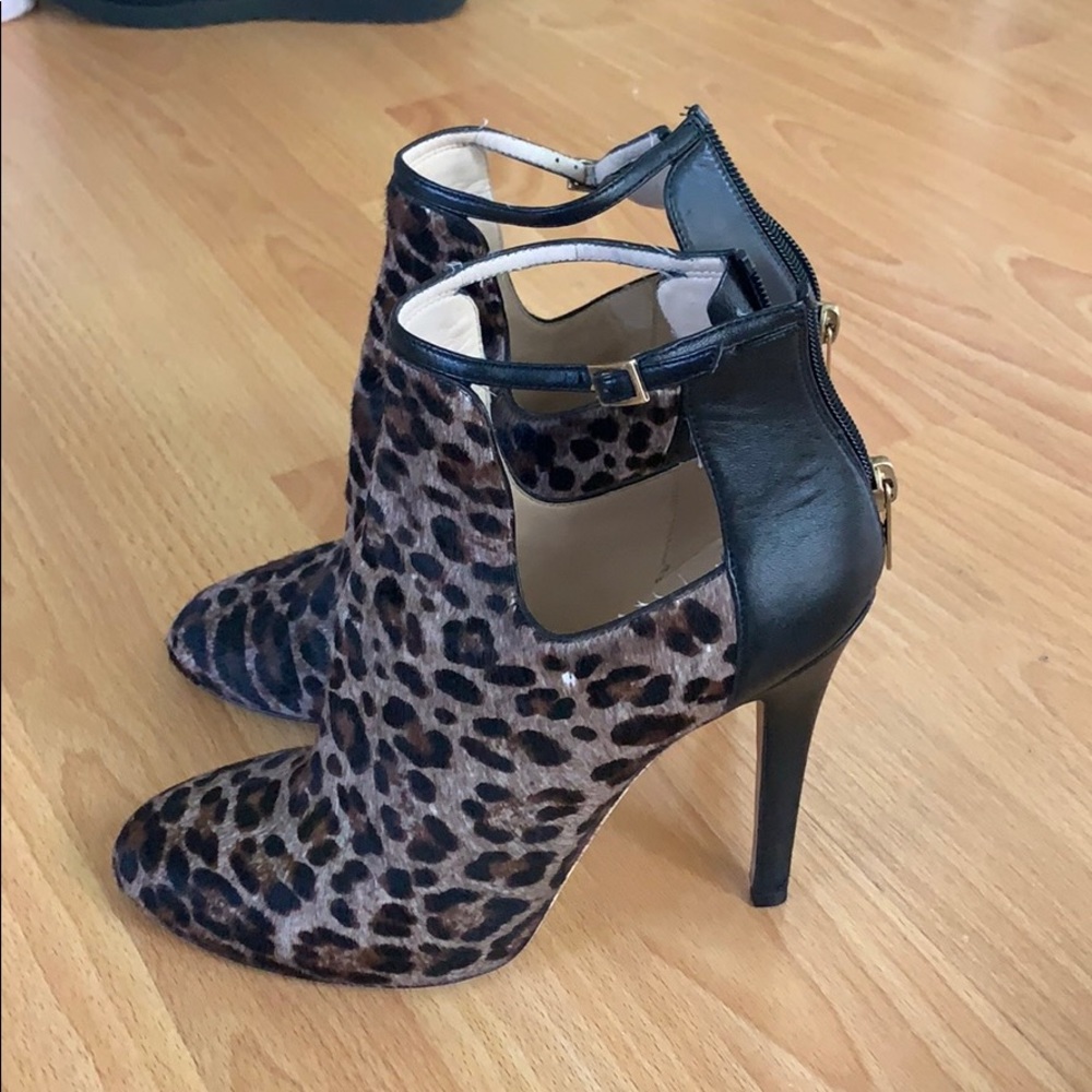 Jimmy choo leopard booties